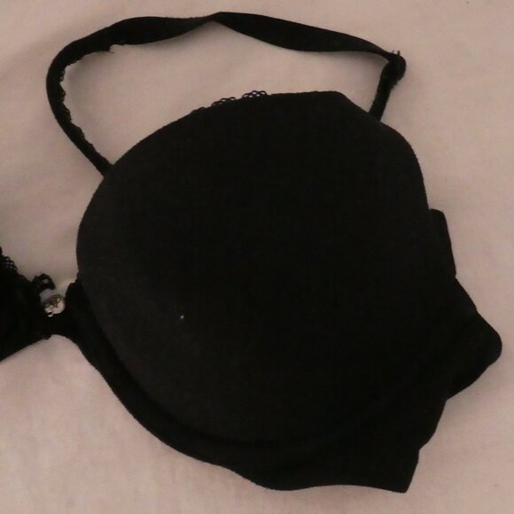 VICTORIA'S SECRET - Body By Victoria Push-Up | 32C | Sleek Black Adjustable Bra - Picture 4 of 7